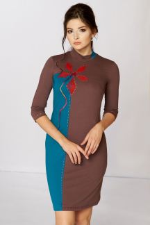 Платье Коралловый цветок