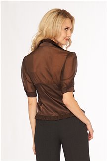 Блуза Темный шоколад - L