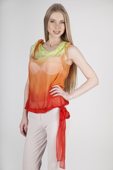 Блуза Оранжевый лайм