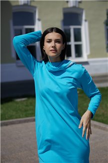 Платье Авантаж (голубой)