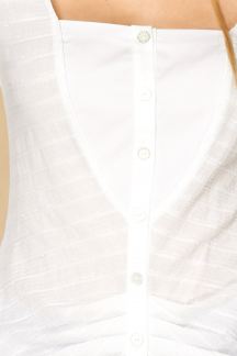 Блуза Белоснежно-серебристая